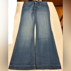 Blank NYC Denim Flare Jeans in Classic Blue